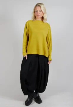 Moyuru Jumpers^Long Sleeve Top in Mustard