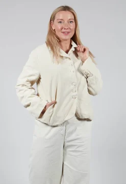 Aequamente Jackets^Long Sleeved Jacket in Chalk