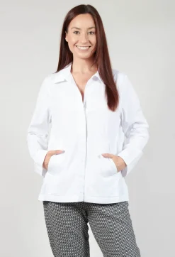 Elemente Clemente Jackets^Long Sleeved Shacket in White