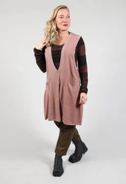 Rundholz Mainline Knitwear|Jumpers^Long Sweater Vest in Amaretto Cloud