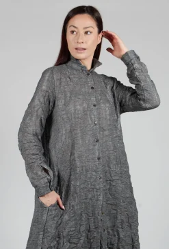 Marc Point Shirts & Blouses^Long Textured Jacket in Grey