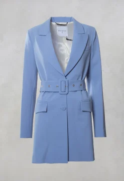 Beatrice B Jackets^Longline Blazer in Hokusai Blue