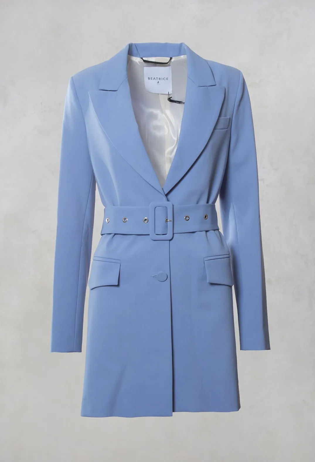 Beatrice B Jackets^Longline Blazer in Hokusai Blue