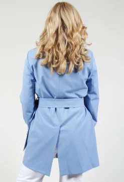 Beatrice B Jackets^Longline Blazer in Hokusai Blue