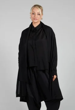 Moyuru Shirts & Blouses^Longline Cardigan in Black