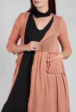 Kedziorek Cardigans^Longline Cardigan in Copper