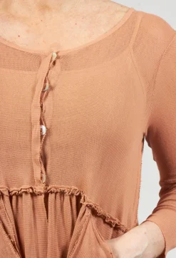 Kedziorek Cardigans^Longline Cardigan in Copper