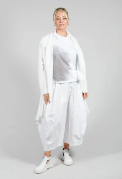 Moyuru Shirts & Blouses^Longline Cardigan in White