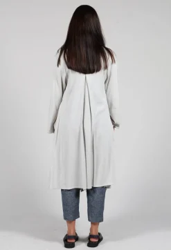 Philomena Christ Cardigans^Longline Cardigan with Pockets in Silver