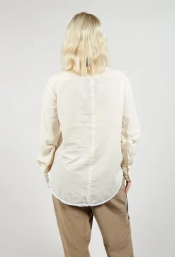 Umit Unal Shirts & Blouses^Longline Cotton Shirt in Cream
