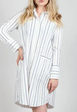 Aequamente Shirts & Blouses^Longline Dress in Abisso Stripe