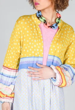 Conditions Apply Jackets^Longline Jacket in Multi Colour