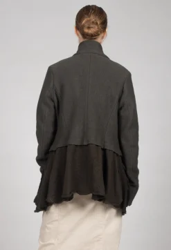 Rundholz Black Label Jackets^Longline Jacket with Feature Pockets in Jungle