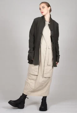 Rundholz Black Label Jackets^Longline Jacket with Feature Pockets in Jungle