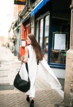 Isabel Benenato Jackets^Longline Linen Waistcoat in White