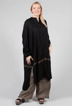 Isabel Benenato Shirts & Blouses^Longline Shirt Dress in Black