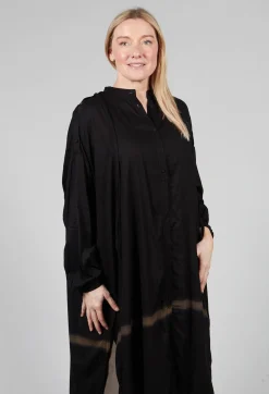 Isabel Benenato Shirts & Blouses^Longline Shirt Dress in Black