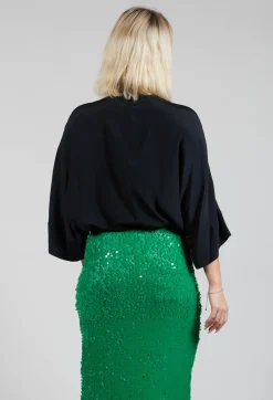 Beatrice B Shirts & Blouses^Longline Shirt in Black