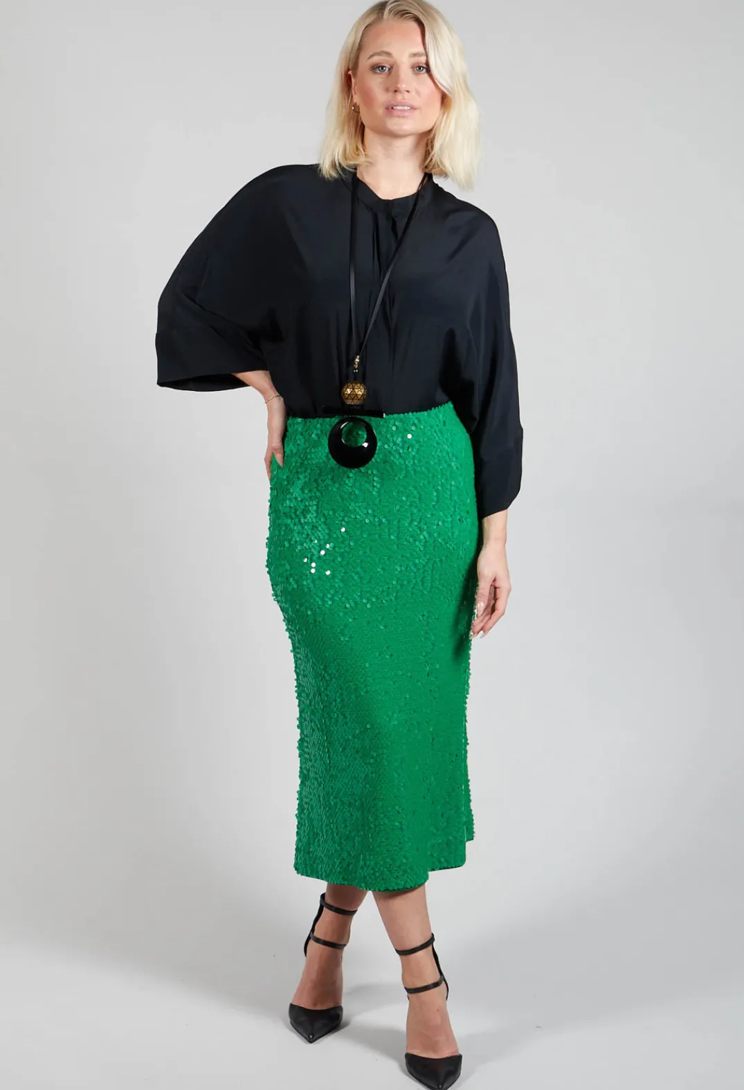 Beatrice B Shirts & Blouses^Longline Shirt in Black