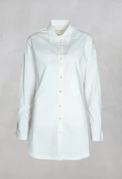 Marc Point Shirts & Blouses^Longline Shirt in White