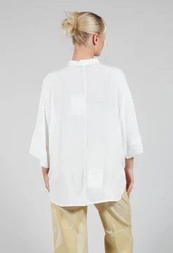 Beatrice B Shirts & Blouses^Longline Shirt in White