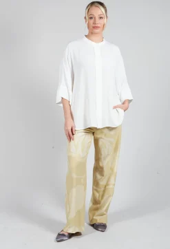 Beatrice B Shirts & Blouses^Longline Shirt in White
