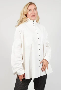Rundholz Mainline Tops^Longline Shirt in Zucchero
