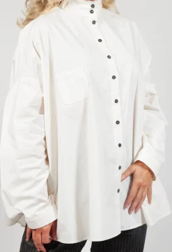 Rundholz Mainline Tops^Longline Shirt in Zucchero
