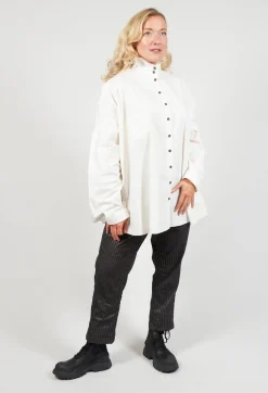 Rundholz Mainline Tops^Longline Shirt in Zucchero