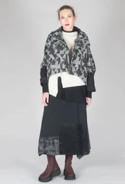 Moyuru Jumpers^Longline Structred Top in Black
