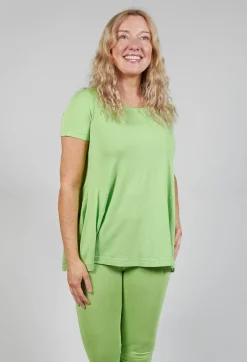 Rundholz Black Label Tops^Longline T-Shirt in Lime