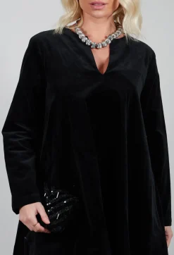 Amici Tops^Longline Tunic in Black