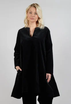 Amici Tops^Longline Tunic in Black