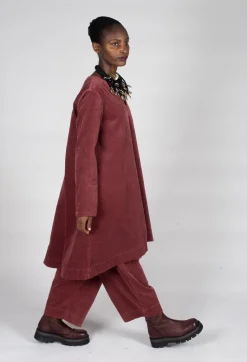 Amici Tops^Longline Tunic in Intense Rust