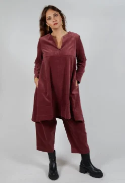 Amici Tops^Longline Tunic in Intense Rust