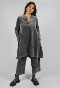 Amici Tops^Longline Tunic in Pewter