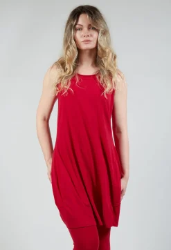 Rundholz Black Label Tops^Longline Vest Top in Chili