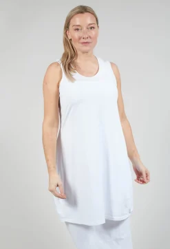 Rundholz Black Label Tops^Longline Vest Top in White