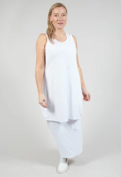 Rundholz Black Label Tops^Longline Vest Top in White