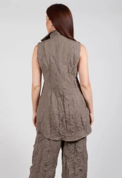 Operificio Neirami Jackets^Longline Waistcoat in Rock