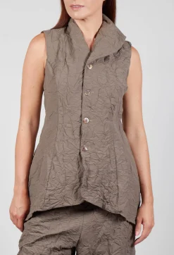 Operificio Neirami Jackets^Longline Waistcoat in Rock