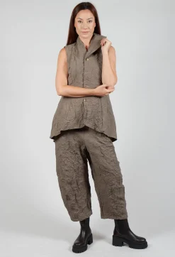 Operificio Neirami Jackets^Longline Waistcoat in Rock