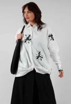 Malloni Shirts & Blouses^Long-Sleeved Shirt in Bianco