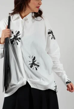 Malloni Shirts & Blouses^Long-Sleeved Shirt in Bianco