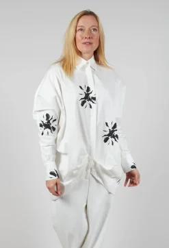 Malloni Shirts & Blouses^Long-Sleeved Shirt in Bianco