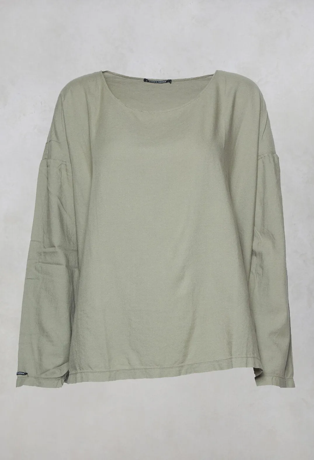 ALBUM DI FAMIGLIA T-shirts^Loose Fit T-Shirt in Marron Glace