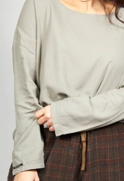 ALBUM DI FAMIGLIA T-shirts^Loose Fit T-Shirt in Marron Glace