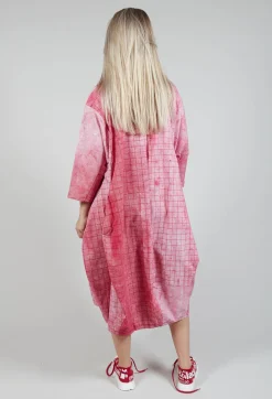 Rundholz Black Label Dresses^Loose Fit Tulip Hem Dress in Placed Chili Print