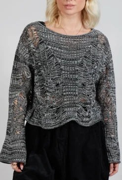 Moyuru Jumpers^Loose Knit Jumper in Grey