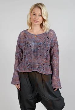 Moyuru Jumpers^Loose Knit Jumper in Purple